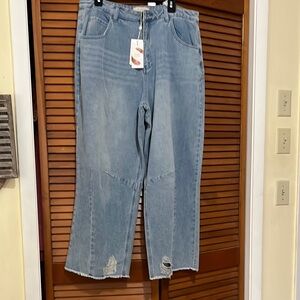 Chelsea & Violet Blue Ankle Cropped Jeans